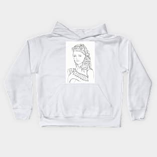 Warrior queen Kids Hoodie